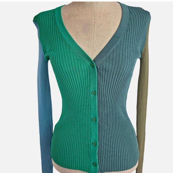 Staud Cargo Fern Multi Cardigan sz Small - Picture 1 of 2